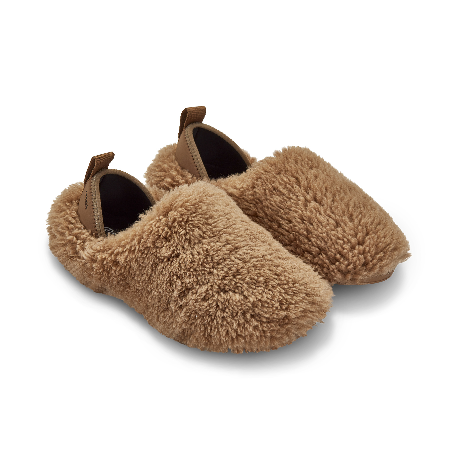 mahabis meribel in gingerbread shearling - mahabis